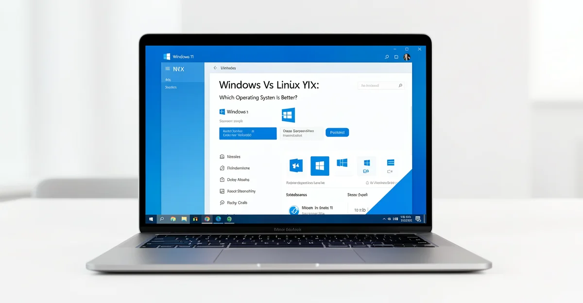 Featured image: Professional featured image for: Windows Vs Linux: Which Operating System Is Better?: Step-by-Step G