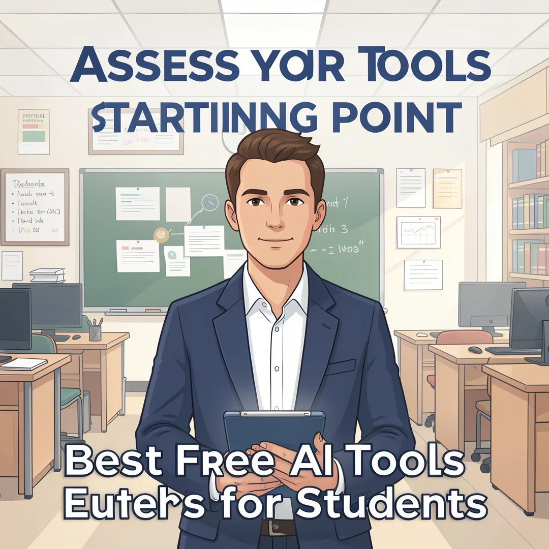 Step 2: Illustration for step: Assess your starting point related to Best Free AI Tools for Students, profes