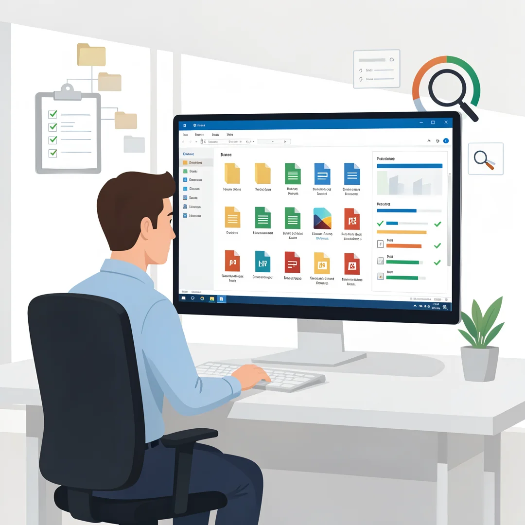 Step 2: Illustration for step: Assess your starting point related to Best File Management Tools for Windows,