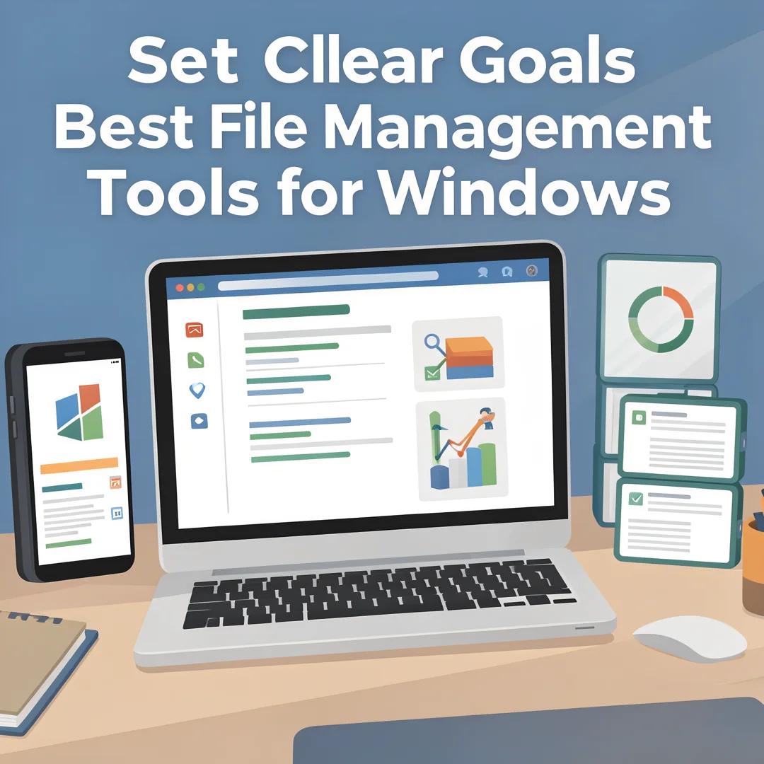 Step 3: Illustration for step: Set clear goals related to Best File Management Tools for Windows, profession