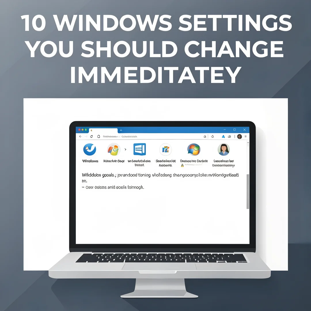 Step 3: Illustration for step: Set clear goals related to 10 Windows Settings You Should Change Immediately,