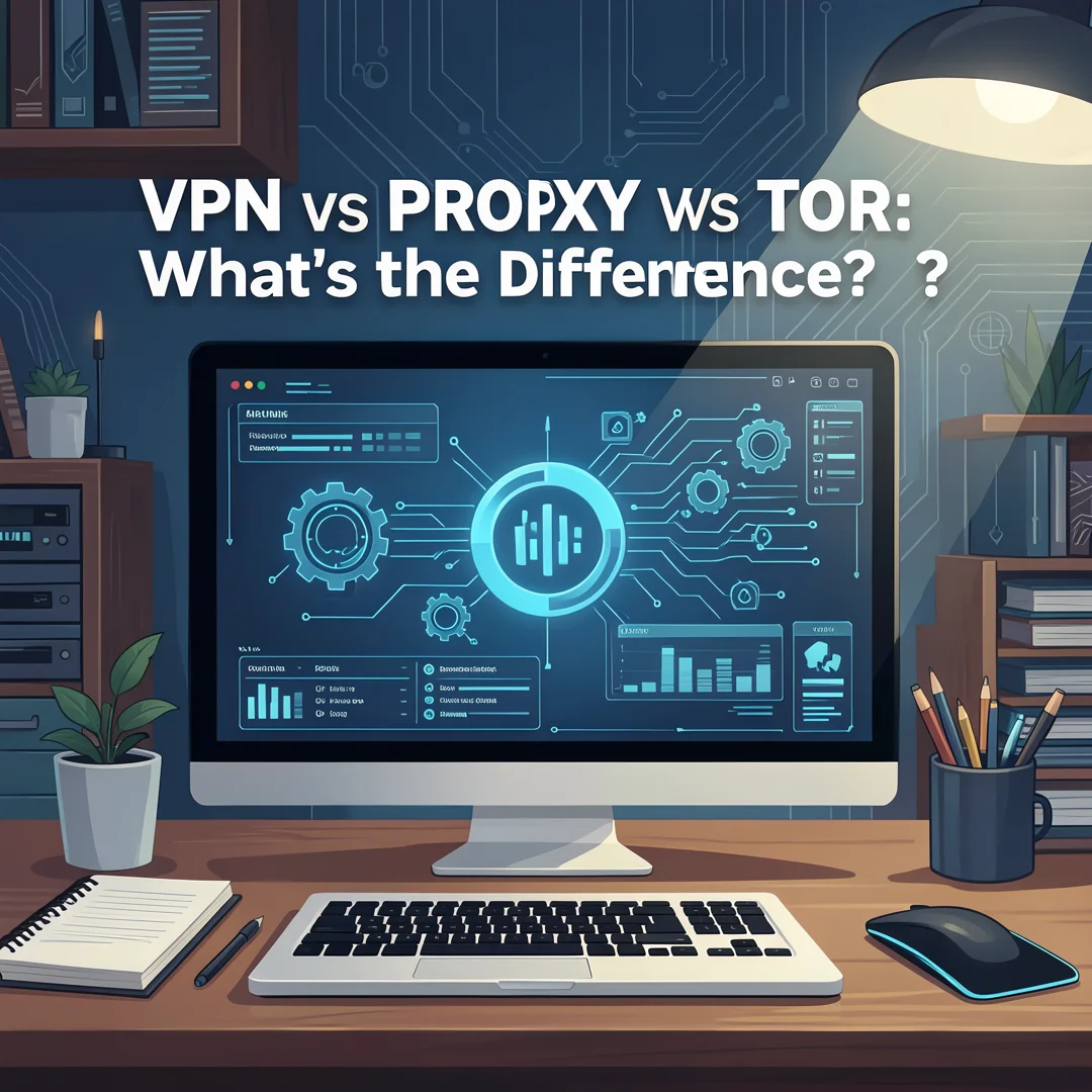 Step 4: Illustration for step: Gather necessary resources related to VPN vs Proxy vs Tor: What’s the Differe