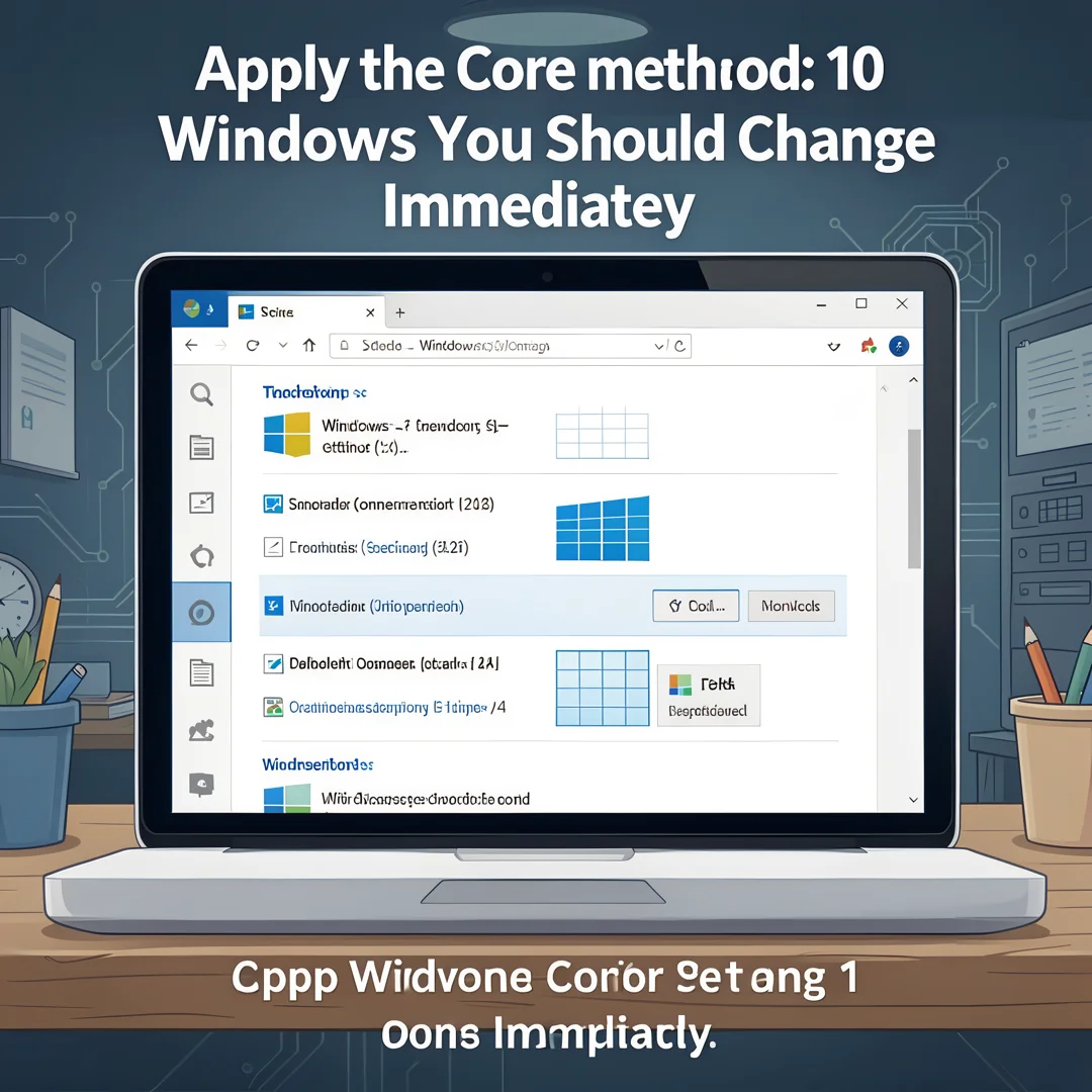 Step 5: Illustration for step: Apply the core methods related to 10 Windows Settings You Should Change Immed