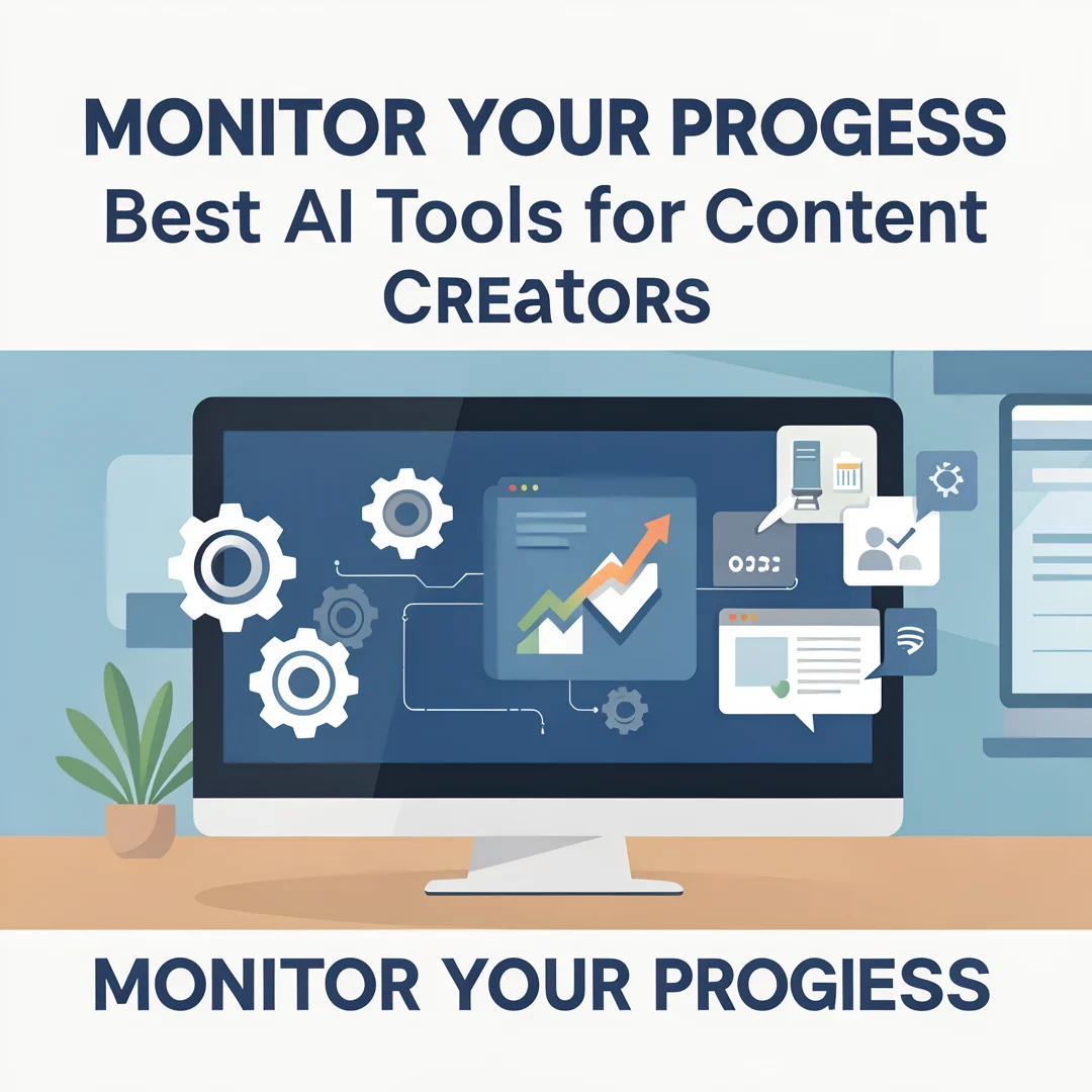 Step 6: Illustration for step: Monitor your progress related to Best AI Tools for Content Creators, professi