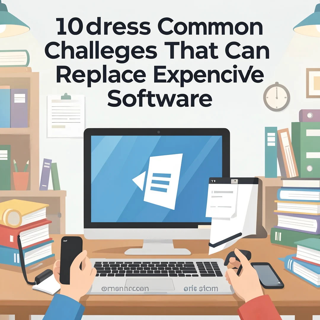 Step 7: Illustration for step: Address common challenges related to 10 Free Tools That Can Replace Expensive