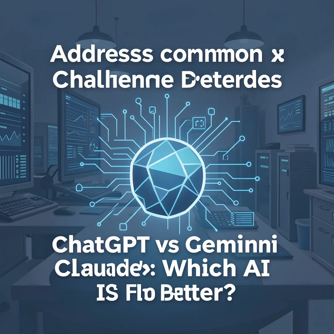 Step 7: Illustration for step: Address common challenges related to ChatGPT vs Gemini vs Claude: Which AI Is