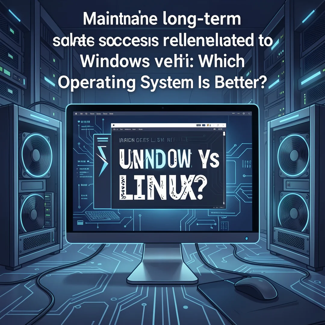 Step 8: Illustration for step: Maintain long-term success related to Windows vs Linux: Which Operating Syste